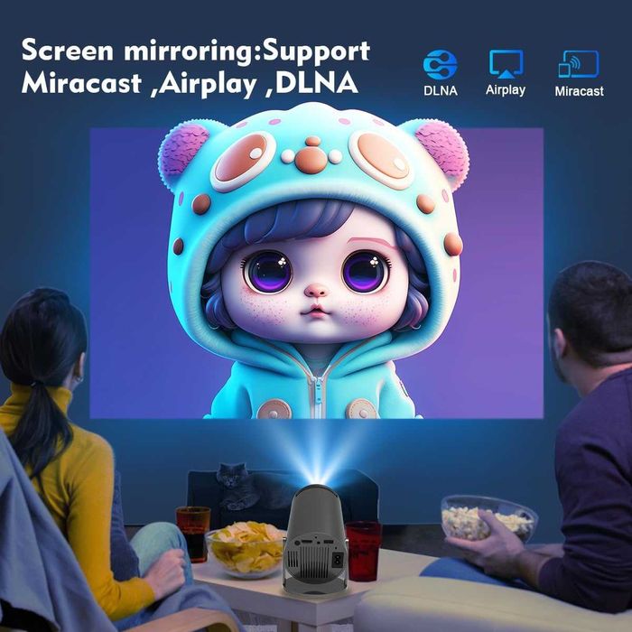 Magcubic 300B Преносим проектор 4K с WiFi 6 и BT 5.0