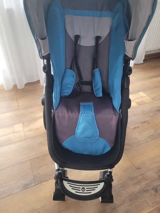 Cărucior 2 în 1 GbX Travel System – Albastru/Gri – Stare Bună