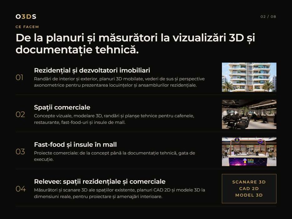 Design interior | spații comerciale si spații rezidențiale | Concept și randări 3D