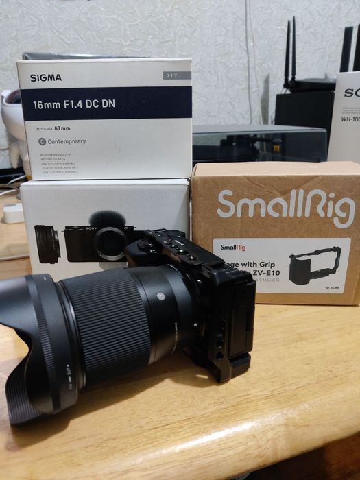 Sony ZV-E10 Kit + Sigma 16mm F1.4