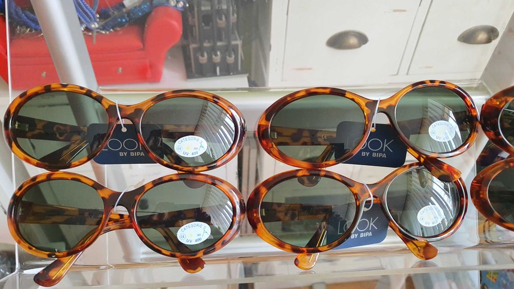 Ochelari de soare animal print maro