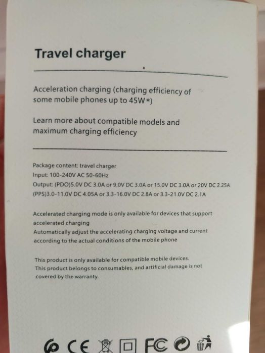 45W PD Адаптер USB-C