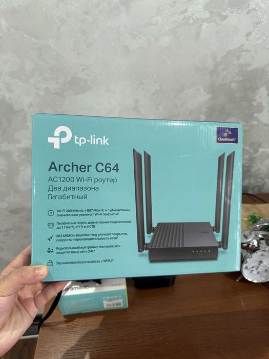 Archer C64 AC1200 Wi-Fi роутер Два диапазона Гигабитный