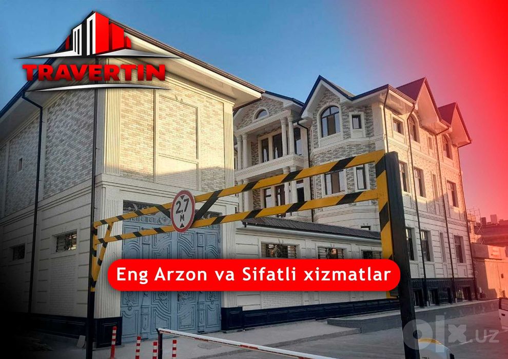Travertin Marmarino Milano Luchento Fasad Toshkent Kod Dizayn 140