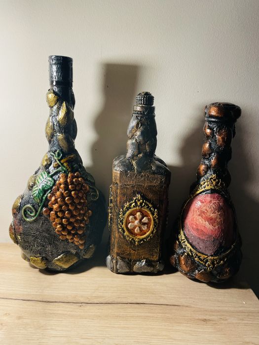 Sticle decorative handmade