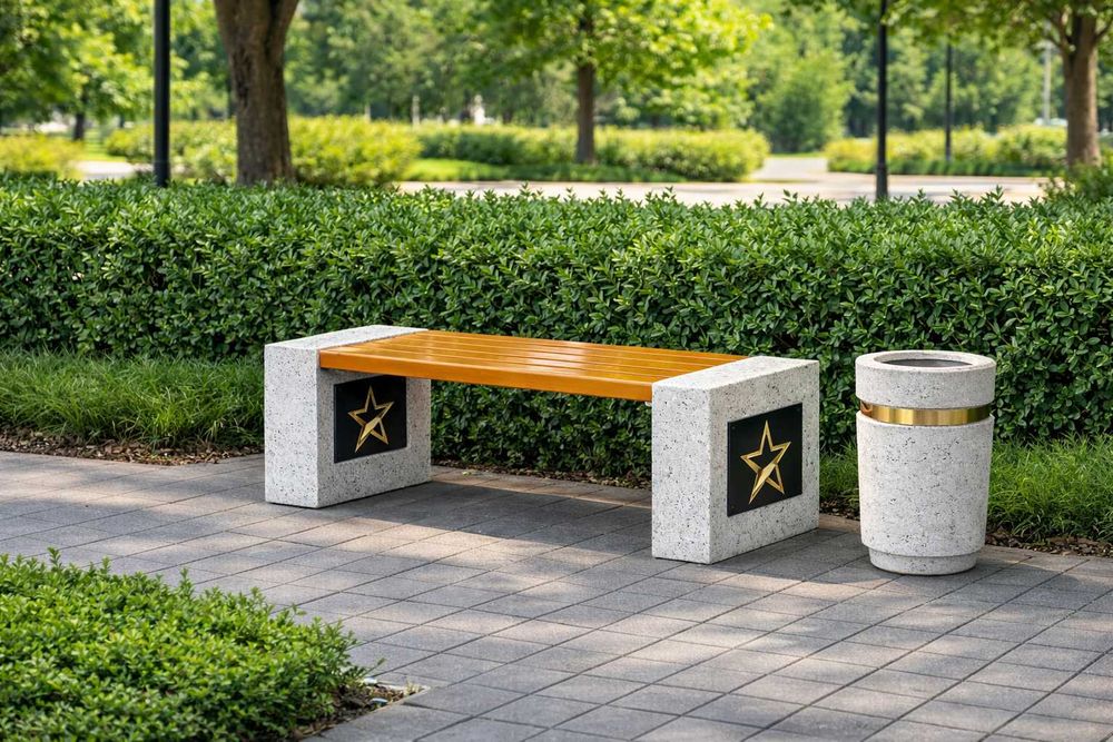 Урна для мусора ЖБИ skomeyka urna kashpo скомейка вазон