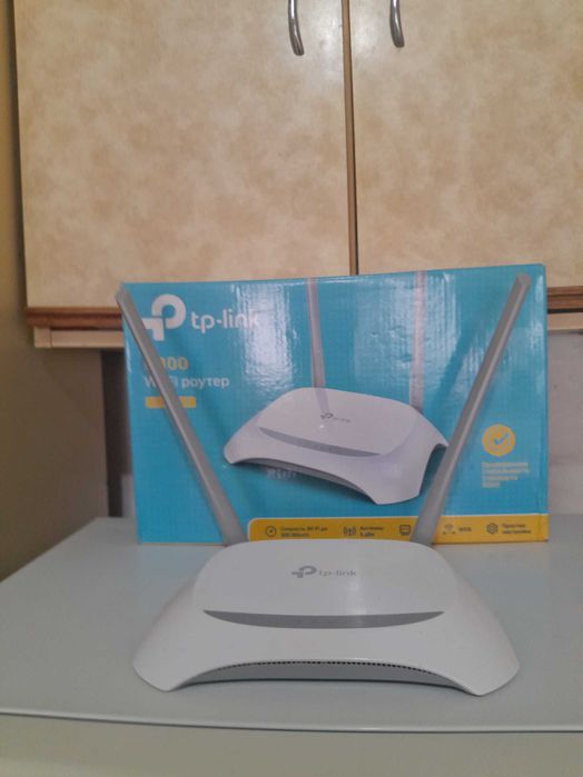 Wi-Fi Вай-Фай роутер TP-LINK TL-WR840N 2 в 1 ОПТИКА Режим Репитер Б/У