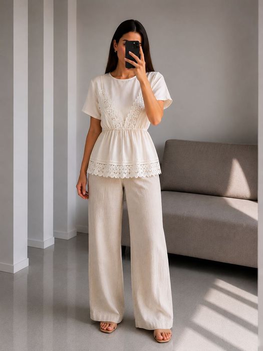 Дизайнерская блуза boho chic