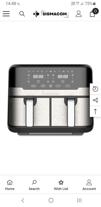 Airfryer/ Еърфрайер / Фритюрник с горещ въздух