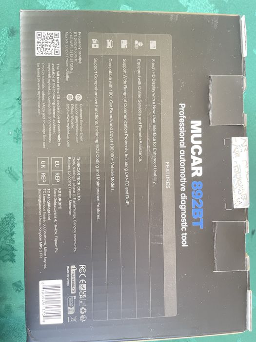 MUCAR 892BT Диагностика с изкуствен интелект