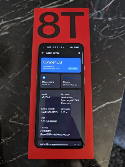 OnePlus 8T 5G  | 12GB RAM | 128GB | Aquamarine Green |