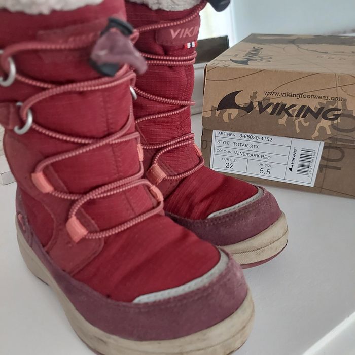 Viking, woden, Колев и Колев Детски зимни обувки и боти от естествен