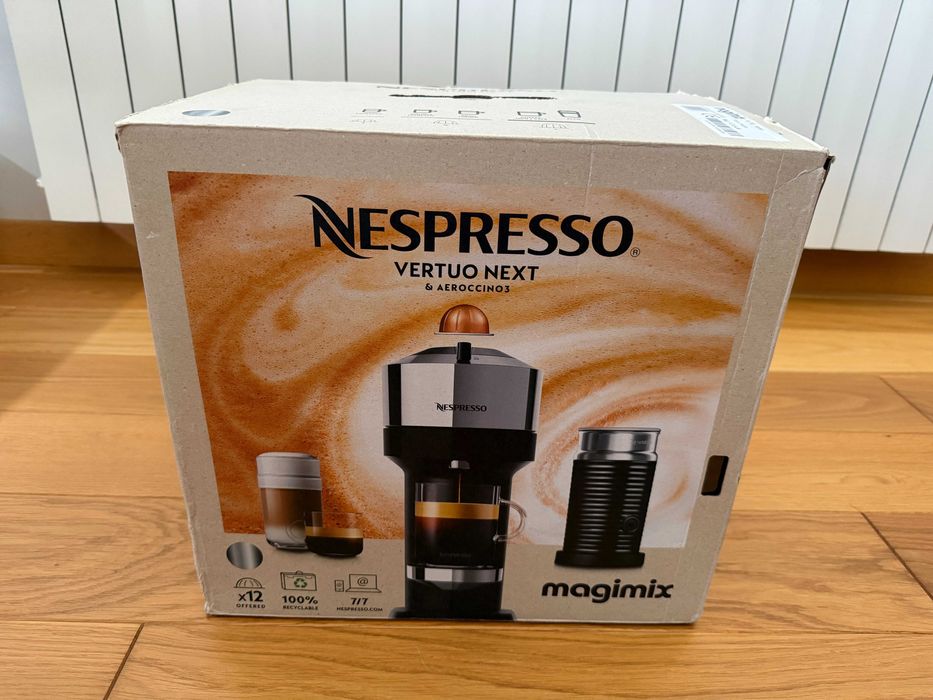 Кафемашина Nespresso Vertuo Next + Aeroccino 3