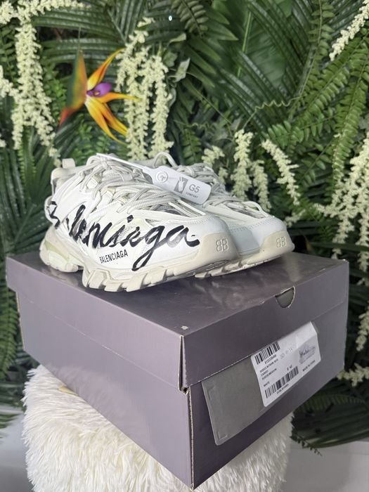 Balenciaga Track White Signature