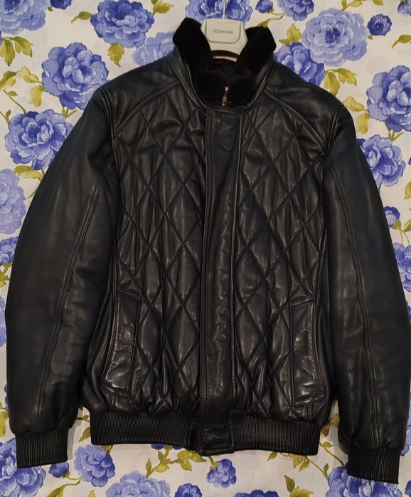 Geaca piele & blana naturala