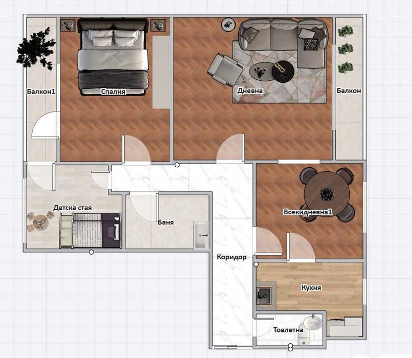 Продава се Многостаен апартамент в Габрово, Бичкиня - 95 кв.м за 1047 €/кв.м - Снимка #1