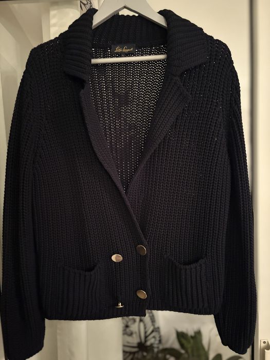 Pluover bleu marin Luisa Spanioli