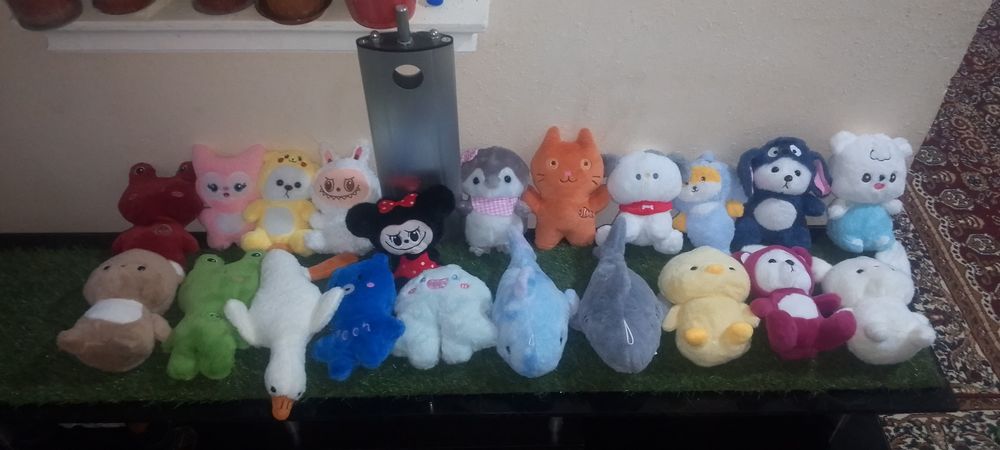 Yumshoq O'yinchowlar bor Ayiqchalar Labubu Stich Goz Pingvin va xakozo