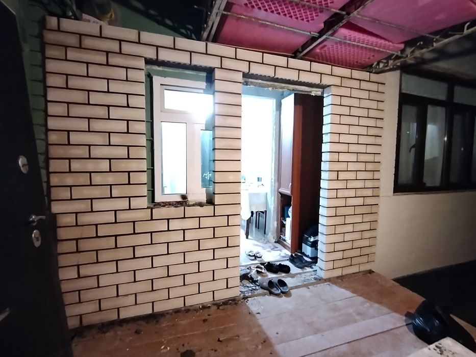 Кладка балкон. Балконга гишт терамиз