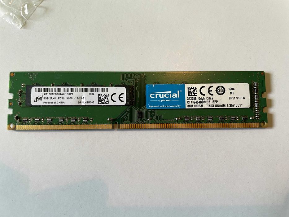 RAM 8GB ddr3 crucial