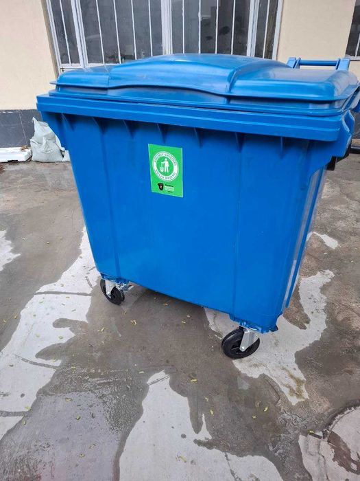 Мусорный бак пластик  1100л-770л-660л-360л-240л-120л