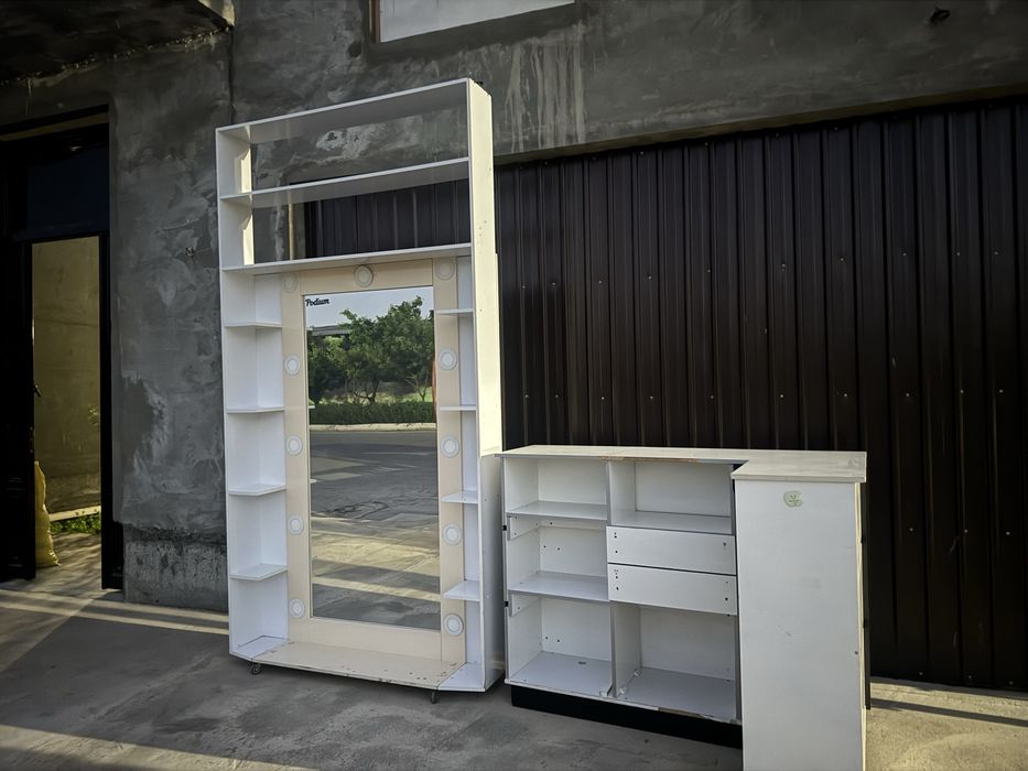 Magazin uchun stellaj va mebel