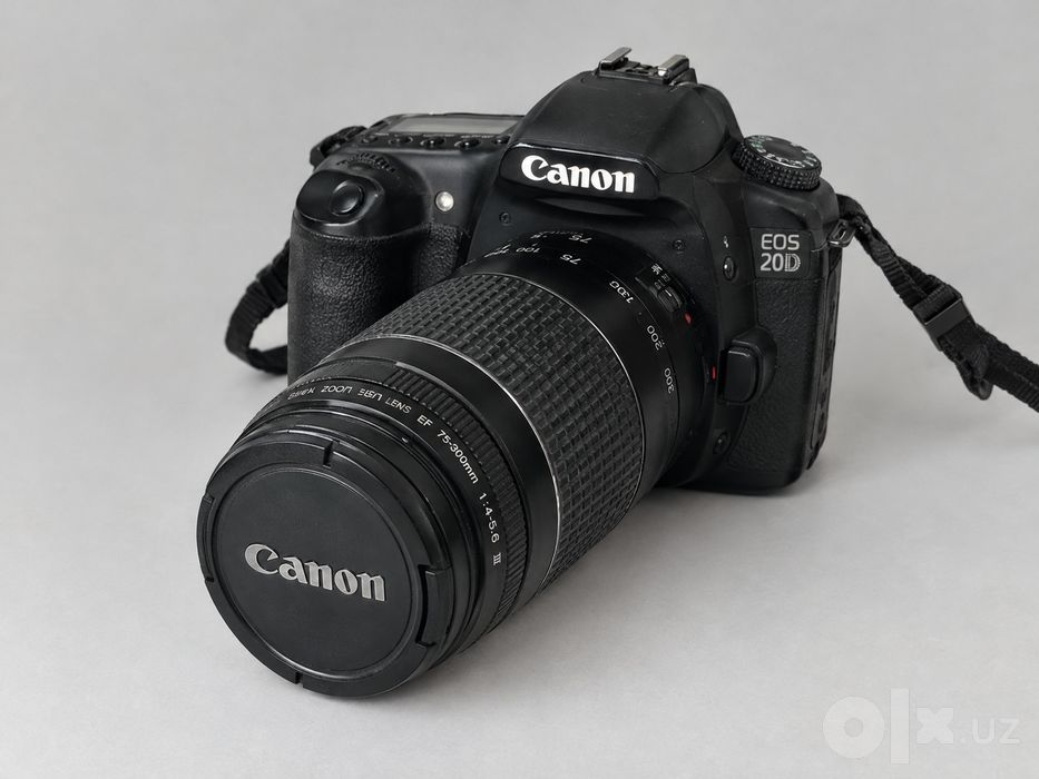 Canon EOS 20D с объективом 300 мм