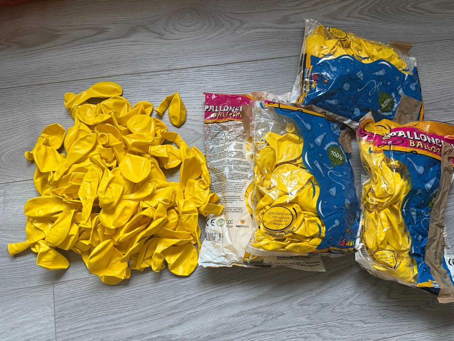 Baloane PALLONCINI, culoarea galbenă - 500 de bucăți