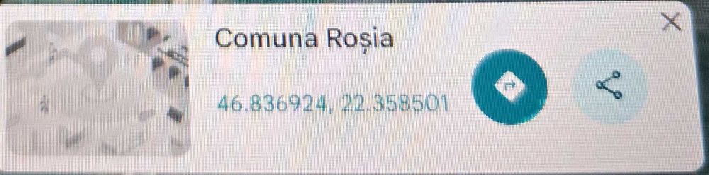 Teren intravilan Rosia