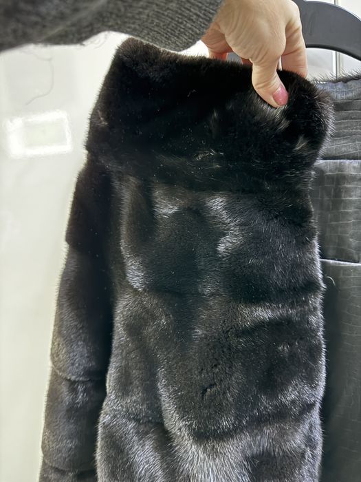 Шуба черная Автоледи