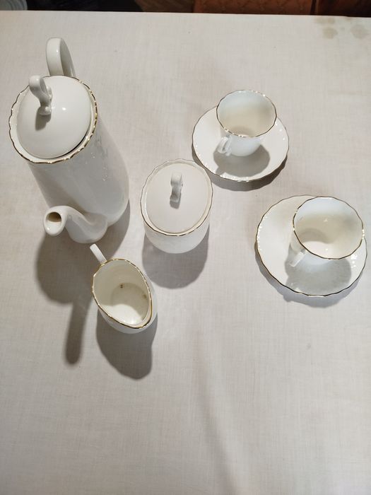 Набор  за кафе от фин  костен порцелан