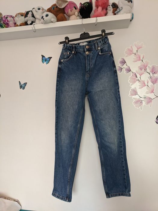 Pantaloni denim/blugi Pull&Bear măr 32