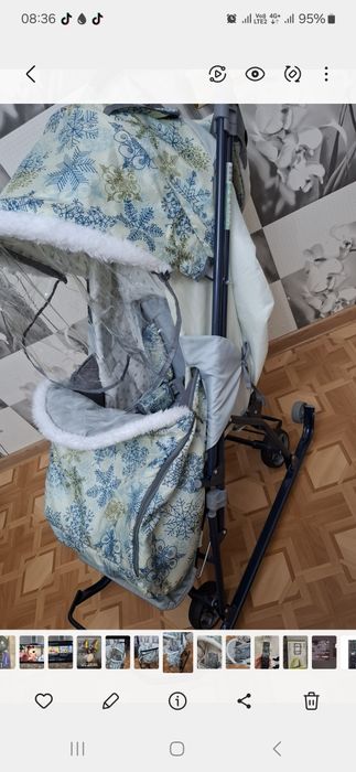 продам детский санки коляска