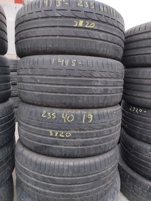 4бр Летни гуми 235 40 19 - Bridgestone