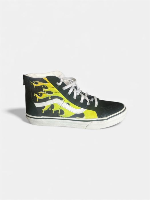 Уникални Vans Sk8-Hi Flames Black/Neon - EUR 38.5 (Стелка 24.5 см)