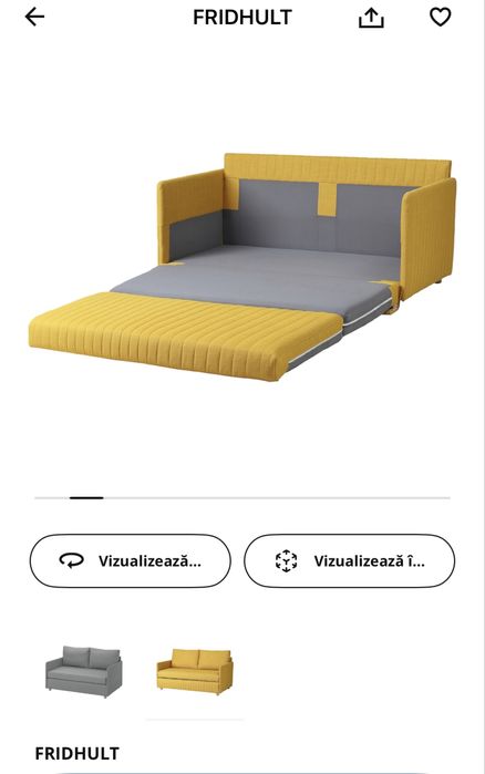 Canapea noua extebsibila Ikea