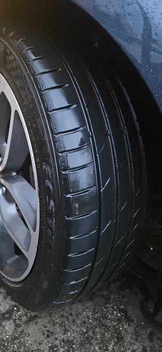 JANTE ORIGINALE KIA/KHYUNDAI de aliaj R18"+ 4 Anvelope de vara 1.000 LEI/BUC