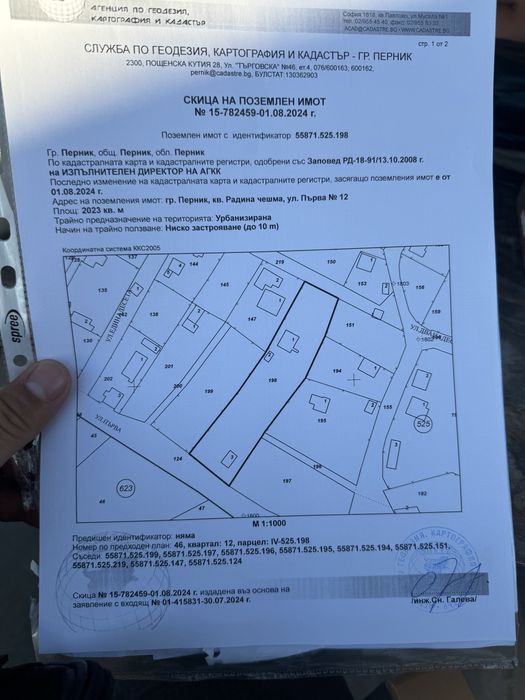 УПИ в кв Радина чешма Перник