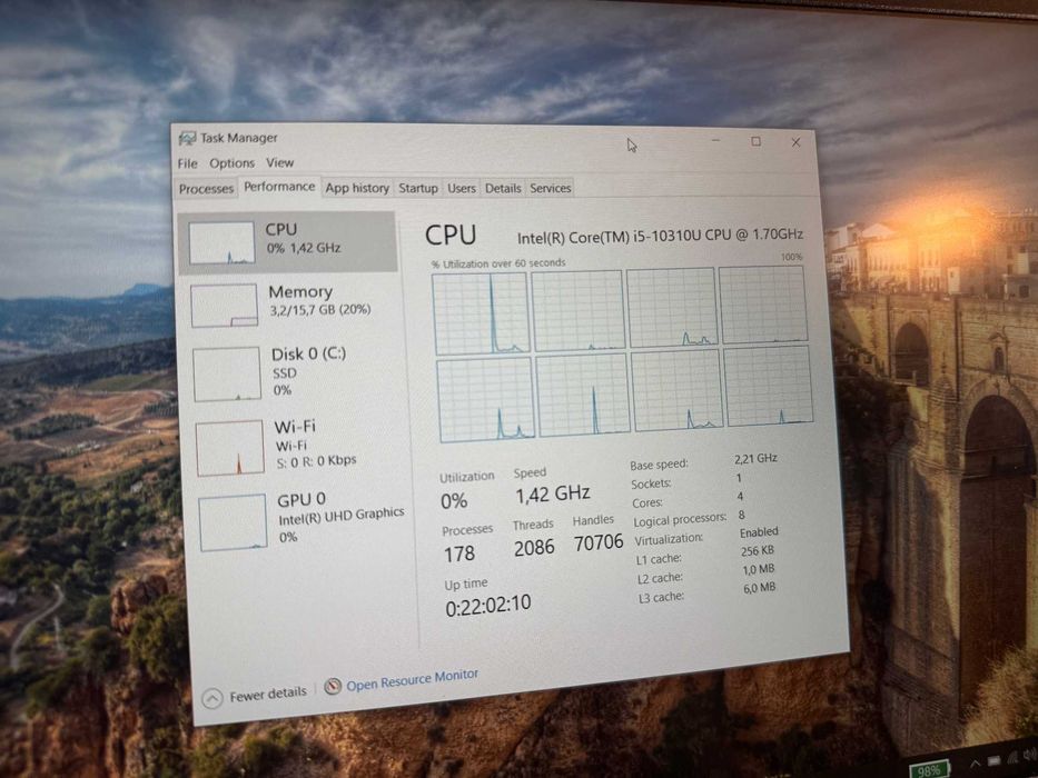 Lenovo Thinkpad L14 GEN 1 14" i5-10210U /8GB /256GB NVMe/14" FullHD