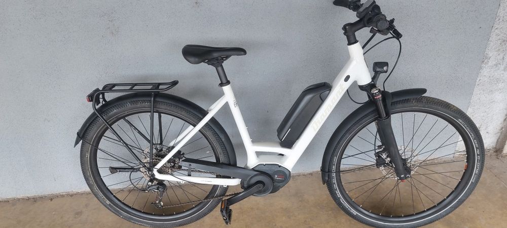 Продавам немски електрически алуминиев велосипед  27,5 цола,51 см