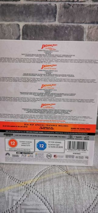 Indiana Jones 4-Movie Collection Steelbook 4K UHD + Blu-Ray