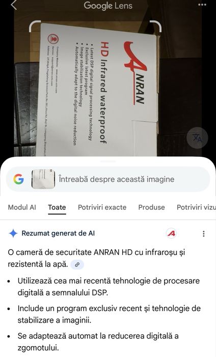 Camera Anran HD wi-fi  5mp