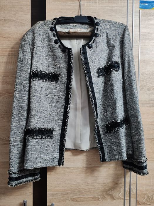 Sacou din tweed(sau boucle)