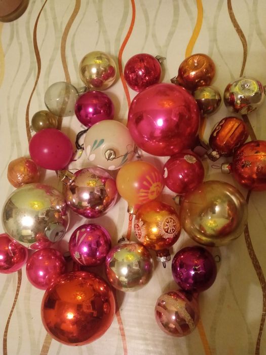 Игрушки ёлочные советской эпохи