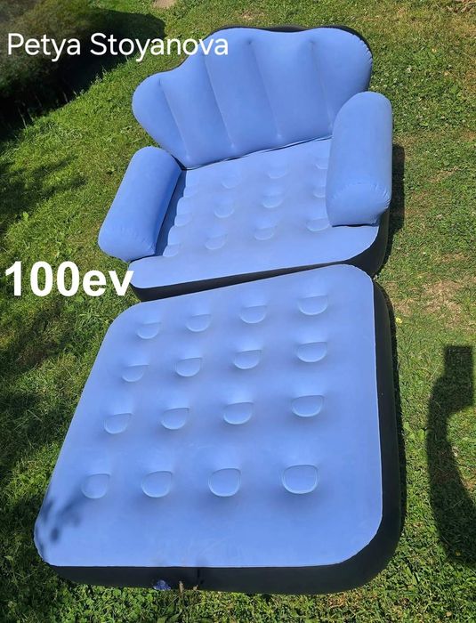 Надуваем фотьойл/Легло 5 в 1 SuperSofa+помпа