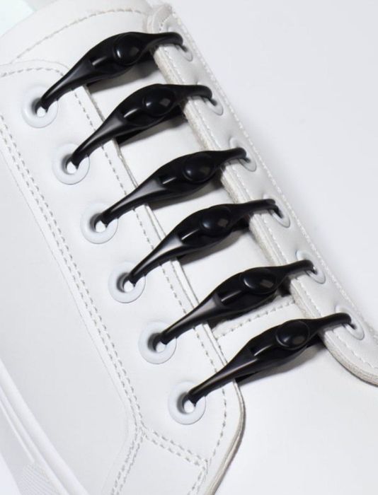 Эластичные силиконовые шнурки для обуви