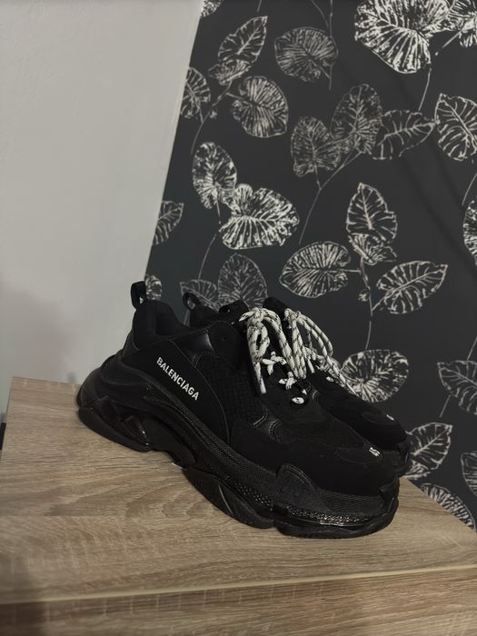 Balenciaga Triple S, Black Negre