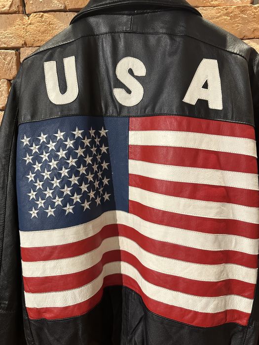 Geaca USA Piele Custom