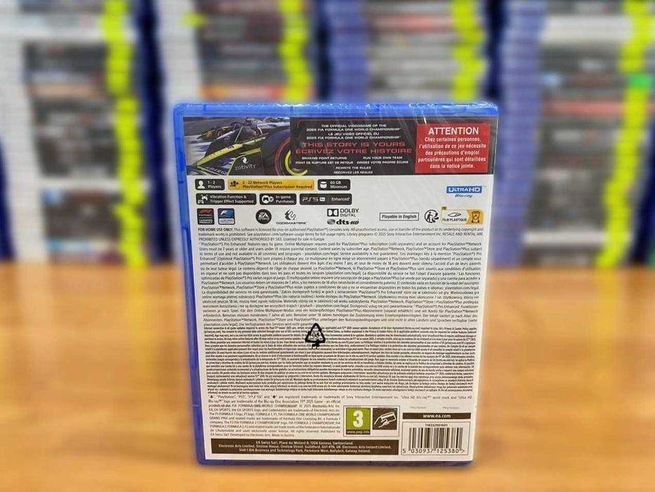 Новый F1 Formula 1 2025 PS5/ Формула 1 25 Пс5 Много Игр