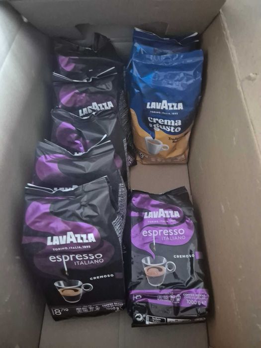 Cafea boabe Lavazza si Dallmayr